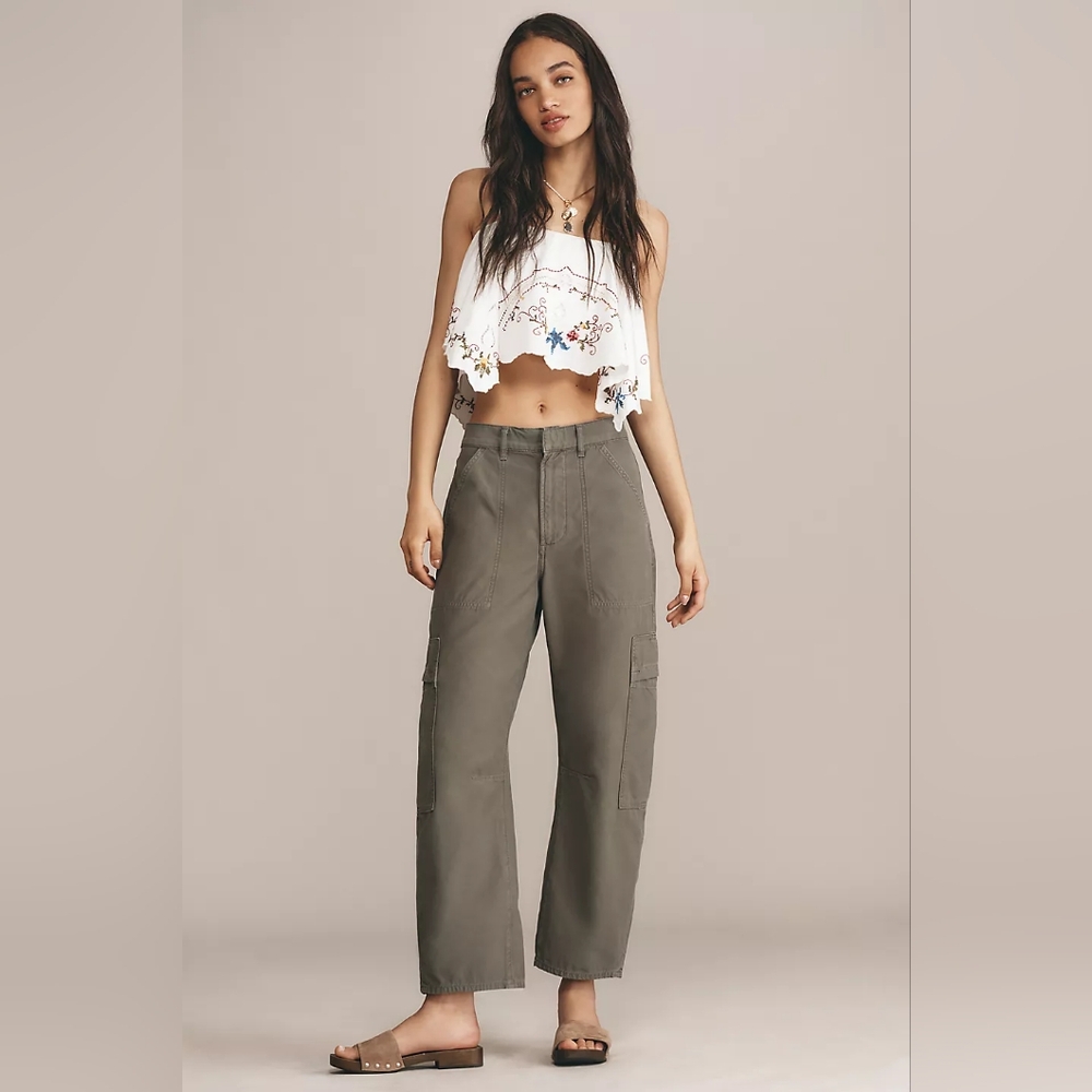 Citizens of Humanity, Marcelle Cargo, Crop Barrel Pant, Size 25. Excellent Cond.